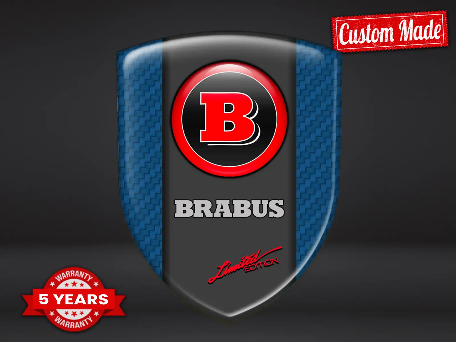 Brabus Fensteraufkleber Auto Robust Limitiert Universal